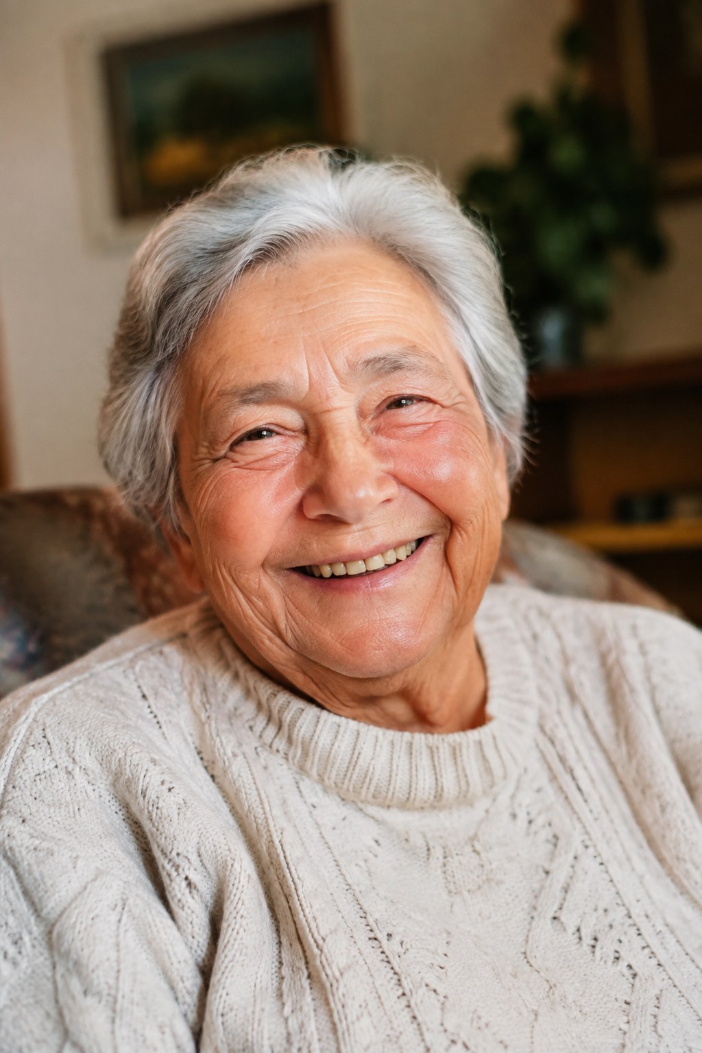 Portrait souriant